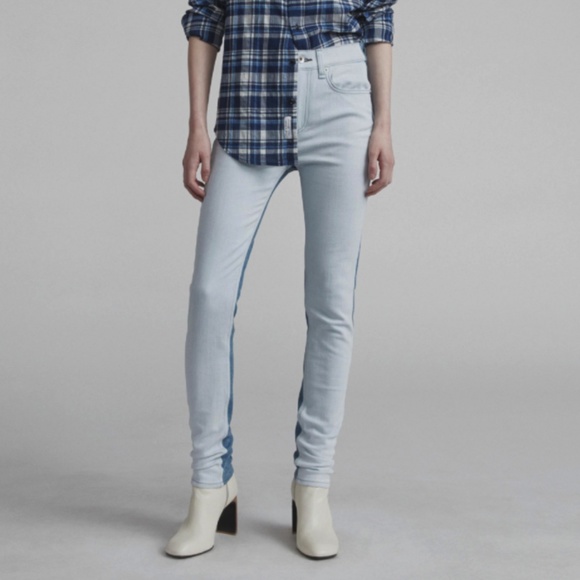 rag & bone Denim - rag&bone High Rise Skinny Jeans Double Blues 6/28